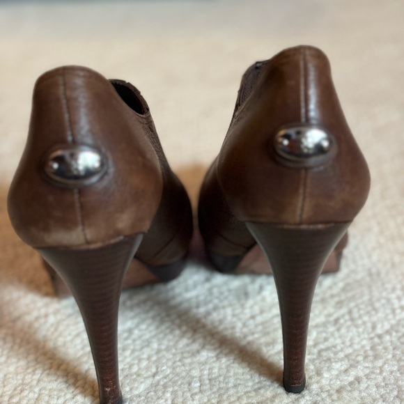 BCBGMaxAzria Brown Booties with Stiletto Design - Picture 6 of 12